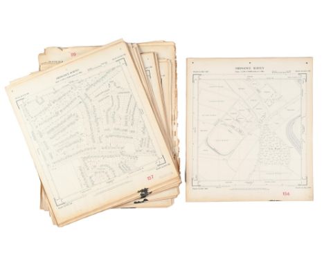 Ordnance Survey, 1949 Edition. Derby and South Derbyshire, scale 1:1250, approximately 100 sheets Minor peripheral dust stain