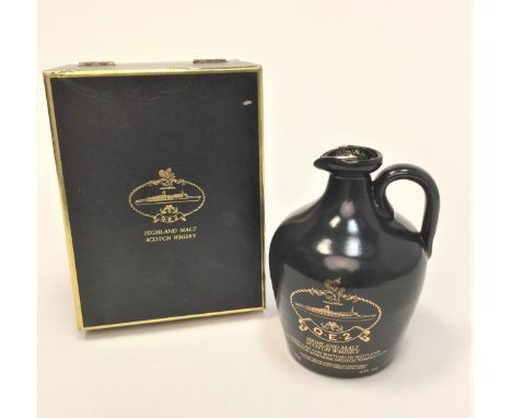 QE2 WHISKY DECANTER
Malt Scotch Whisky
Bottled by Morrisn Bowmore Ltd. 75cl, 43% volume, in presentation box. CONDITION REPOR