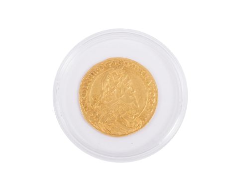 HRR - Böhmen /GOLD - 2 Dukaten 1642, Hause Habsburg Ferdinand III. (1637-57) gutes ss, leichte Doppelprägung, ca. 6,93g, Präg