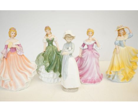 Collection of ceramic figures to include Nao 