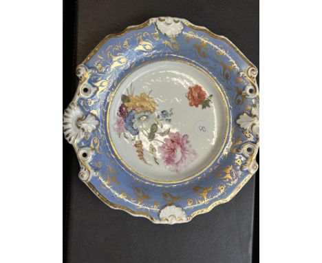 George III new hall hand painted plaque 