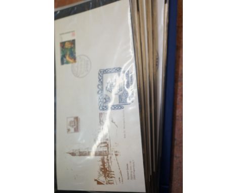 A Blue First Day Cover Stock book used to house a thematic German collection related to sailing ships, all from the mid-1980’