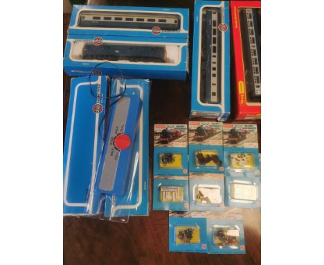 Collection of Airfix Railway System Train Sets inc Merit Accessories, Diesel Engine &amp; Carriages