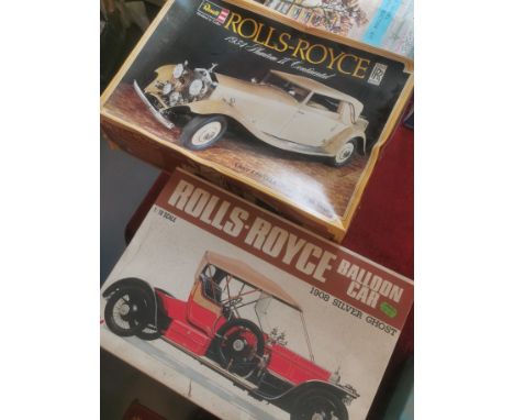 Pair of Rolls Royce Model Car Sets inc Revell&nbsp;
