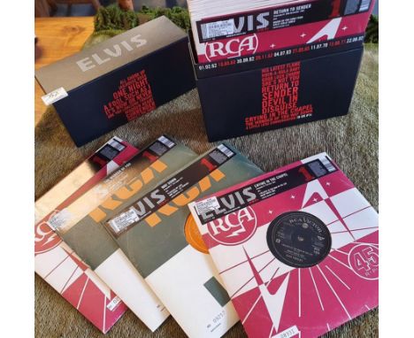 Elvis Presley Complete Limited Edition No 1's 7" Vinyl Singles Box Set - Exc/NM Condition