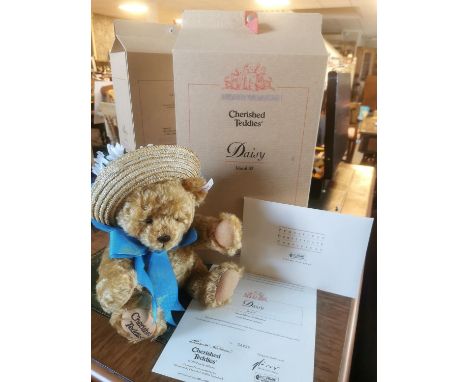 Steiff Cherished Teddies Limited Edition Boxed Daisy Teddy Bear Toy