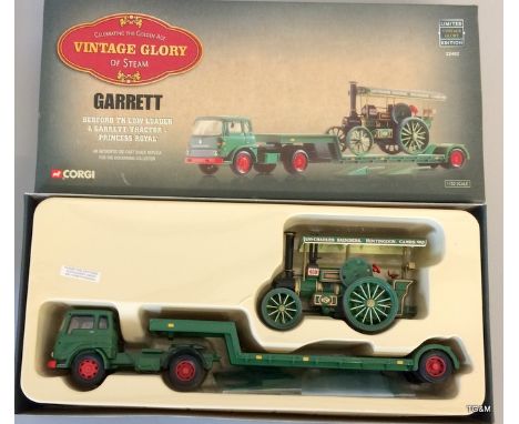 A Corgi Vintage of Steam Garrett Bedford Low Loader 22402 New MIB