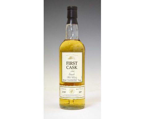 First Cask malt whisky, distilled 11th September 1986, Glen Elgin, Speyside, unblended 21 year old malt whisky, (Cask no.2518