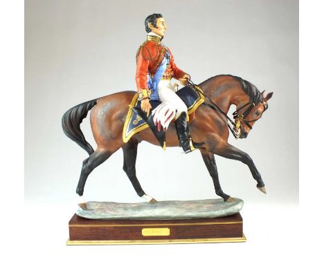 A Royal Worcester model of Wellingtonfrom a series of Famous Military Commanders modelled by Bernard Winskill, sold together 