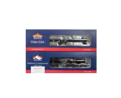 Bachmann Branchline Locomotives and Tenders, a boxed duo comprising, 31-933 Midland Compound 40934 in BR black late-crest and
