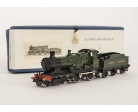 Sutherland 'Cotswold' Scale Model  00 Gauge Kitbuilt 'Flower' Class Locomotive and Tender, GWR green, 3446 'Goldfinch', built