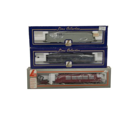 Lima HO Gauge DB streamline Locomotives, 208526 BR 61001 black Version DRG ep 11, 208260 BR 61001 grey and 208120L red 103 11