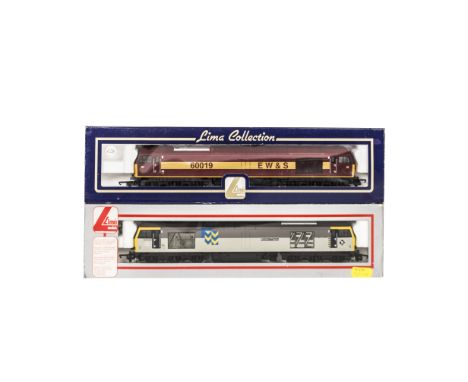 Lima 00 Gauge Diesel Locomotives, 204703A8 Class 47 Waterman 'Guy Fawkes', L204655 Class 37 'Sir Robert McAlpine' Rails of Sh