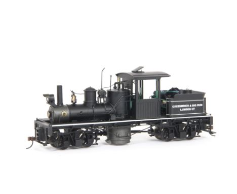 On30 Scale Spectrum Locomotive, a boxed Spectrum by Bachmann No 25657 Two Truck Shay Locomotive, Greenbrier &amp; Big Run Lum