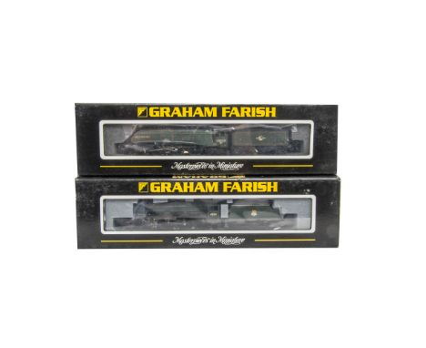 Graham Farish By Bachmann N Gauge Locomotives and Tenders, a duo of BR green models, comprising No 3772352, A4 'Union of Sout