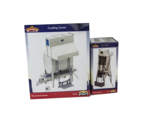 Bachmann Scenecraft 00 Gauge Coaling Tower and Ash Plant, both in original boxes, VG-E, Ash Plant is returned stock, boxes G-