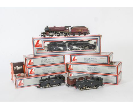 Lima 00 Gauge Locomotives and Rolling Stock, 205120 BR black 2-6-0 42700, 20510  LNER green 0-6-0T 8920, 205109 LMS black 712