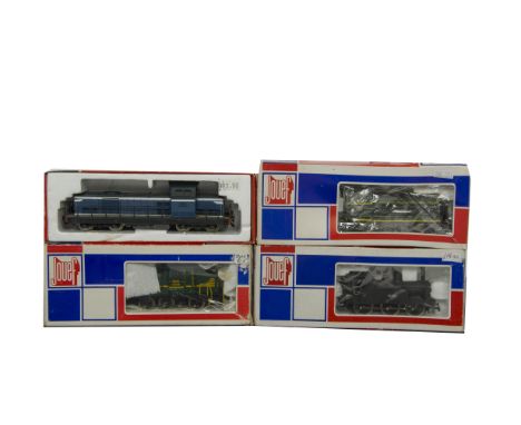 Jouef HO Gauge SNCF and ETAT Steam and Diesel Shunters,  8295 ETAT black 0-6-0 30-135 Steam Tank engine, 8531 SNCF blue BB 66