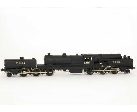 K's or DJH 00 Gauge kitbuilt LMS Beyer Garrett 2-6-0 - 0-6-2 Locomotive, finished in LMS black No 7994, built and painted to 