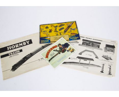 Canadian and American Meccano/Hornby-Dublo Catalogue Leaflets and Price Lists 1938-1958, Canadian Toys of Quality 1938-1939 s