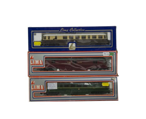 Lima 00 Gauge Diesel Railcars, L204639 GWR brown and cream No 29, 205150 BR green No W30W fitted with ultra finescale wheels 