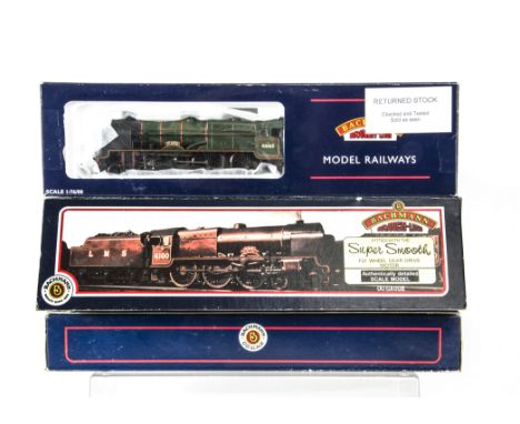 Bachmann Locomotives and Tenders, a boxed trio comprising, 31-276, Royal Scot 6134 'The Cheshire Regiment' with 4000 gallon T
