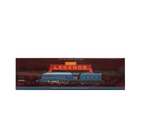 Hornby (China) 00 Gauge Legends Series  R 2973 Class A4 LNER blue 'Mallard', Ltd Ed 360/1000, in original box, E-M appears un