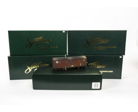 On30 Scale Spectrum Freight Cars, a boxed group of six, comprising, No 26998 Camp Car, Bunk Car and  No26996 Camp Car Dining 