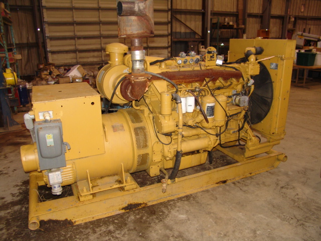 CAT 250 KW PORTABLE GENERATOR; 120/230/460V; CAT D-343 DIESEL ENGINE ...