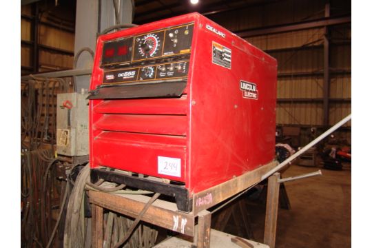 Lincoln Idealarc Dc 655 Welder 650 Amp W Lincoln Lf 74 Wire Feeder
