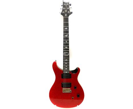 Paul Reed Smith Guitars "SE Orianthi" Electric Guitar With red sparkle finish and bird inlay fingerboard, with soft case.The 