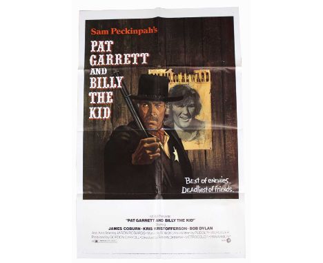 Bob Dylan "Pat Garrett and Billy the Kid" US One-Sheet Promotional Film Poster No. 73/163, pub. MGM, 1973, unframed.104 x 68c