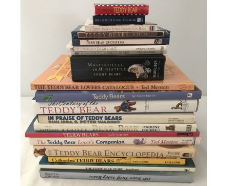 A quantity of hard back books relating to Teddy Bears. To include; The Teddy Bear Encyclopaedia, 100 years of Steiff Teddy Be