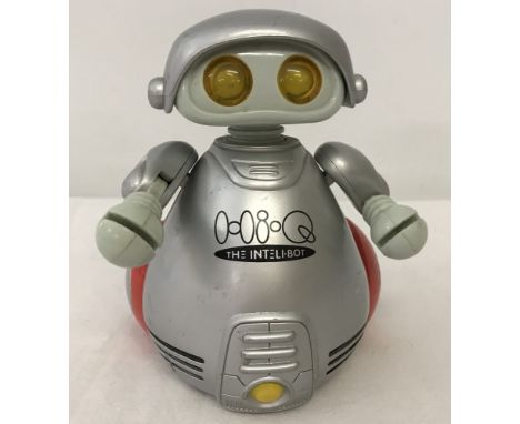 A 1999 DYTOY, Dah Yang Toys, Hi-Q The Inteli-Bot battery operated toy robot. With audio and flashing lights. 