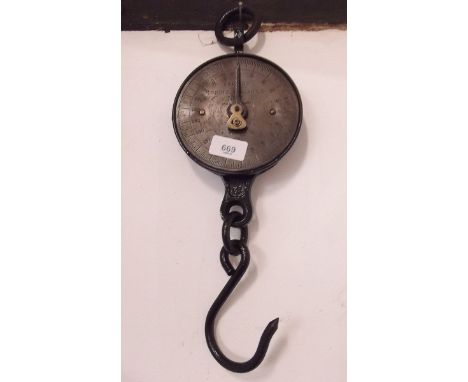 A Salter sack scale No 20