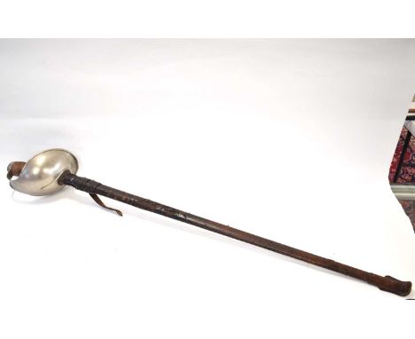 First World War British 1908 Pattern cavalry sword made by Wilkinson Sword Company. With leather cladded scabbard