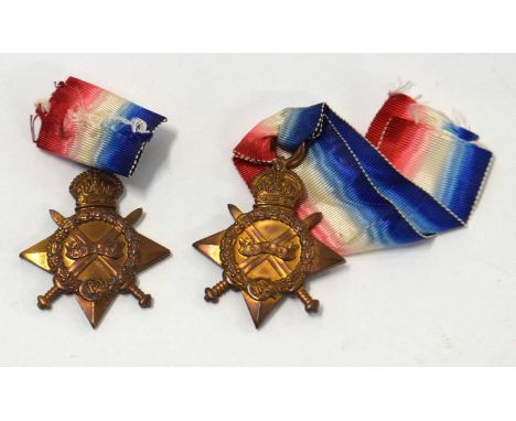 First world war British 1914-15 star impressed to 3843 Pte. R.F. Waller 1st Company London Yeomanry, together with further 19