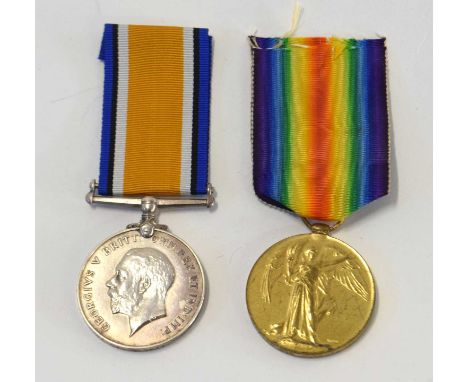 First World War medal pair comprising of 1914-18 British war medal and 1914-19 victory medal impressed to T4-045184 DVR. W. G