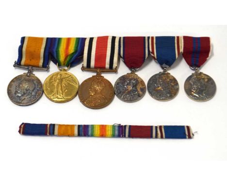 20th Century medal group of 6 comprising of First World War 1914-18 British war medal, 1914-19 victory medal, special constab