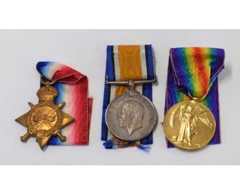 First world war Australian Gallipoli casualty trio comprising of 1914-15 star, 1914-18 war medal and 1914-19 victory medal im