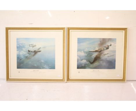 Frank Wootton (1914 - 1998), ' Spitfire Mark V ', limited edition print number 91/850, signed in pencil by the artist lower c