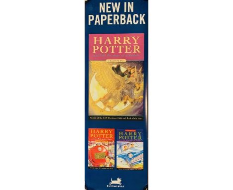 Harry Potter. Bloomsbury promotional poster advertising the paperback release of Harry Potter and the Prisoner of Azkaban, do