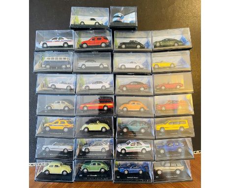 A collection of die cast model cars, predominantly cararama 1:72 scale - boxed (qty)