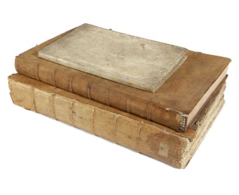 A VELLUM BOUND HANDWRITTEN LIST OF THE YESTER HOUSE LIBRARYLATE 17TH / EARLY 18TH CENTURYpublished dates ranging from the end