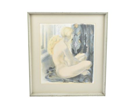 Richard Sell (1922-2008) artist's proof lithograph, 'The Window Seat', 1975, signed, dated, titled and inscribed in pencil to