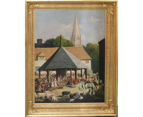 R G BALDWIN (BRITISH, 20TH CENTURY) "Oakham"signed R G Baldwin and dated 1929 lower left, oil on canvas86 x 64cmQty: 1