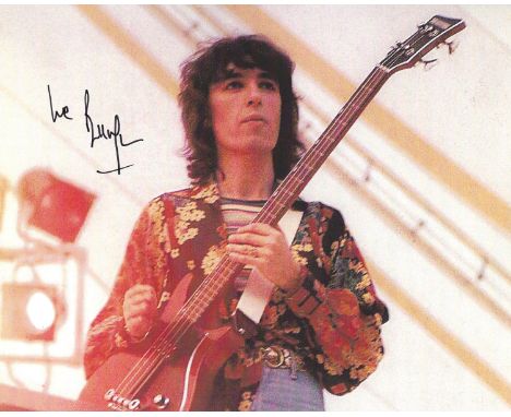 Music, Bill Wyman signed 10x8 colour photograph. Wyman (né Perks; born 24 October 1936) is an English musician, best known as