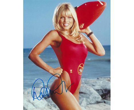 Actor, Donna D'Errico signed Baywatch 10x8 colour photograph pictured as Donna Marco. Baywatch is an American action drama te
