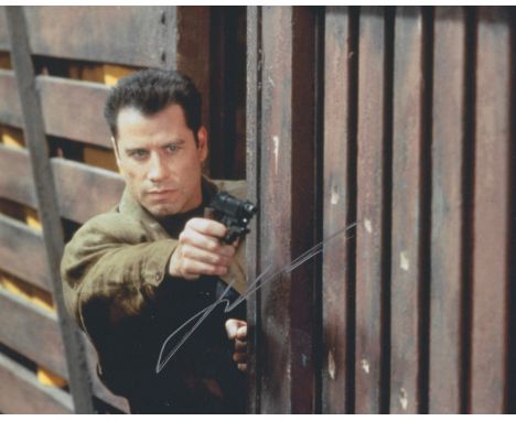 Actor, John Travolta signed 10x8 colour photograph. Travolta (born February 18, 1954) is an American actor and singer. He cam