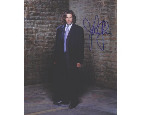 Smallville Actor, John Glover signed 10x8 colour photograph pictured as his role as Lionel Luthor on the Superman inspired te